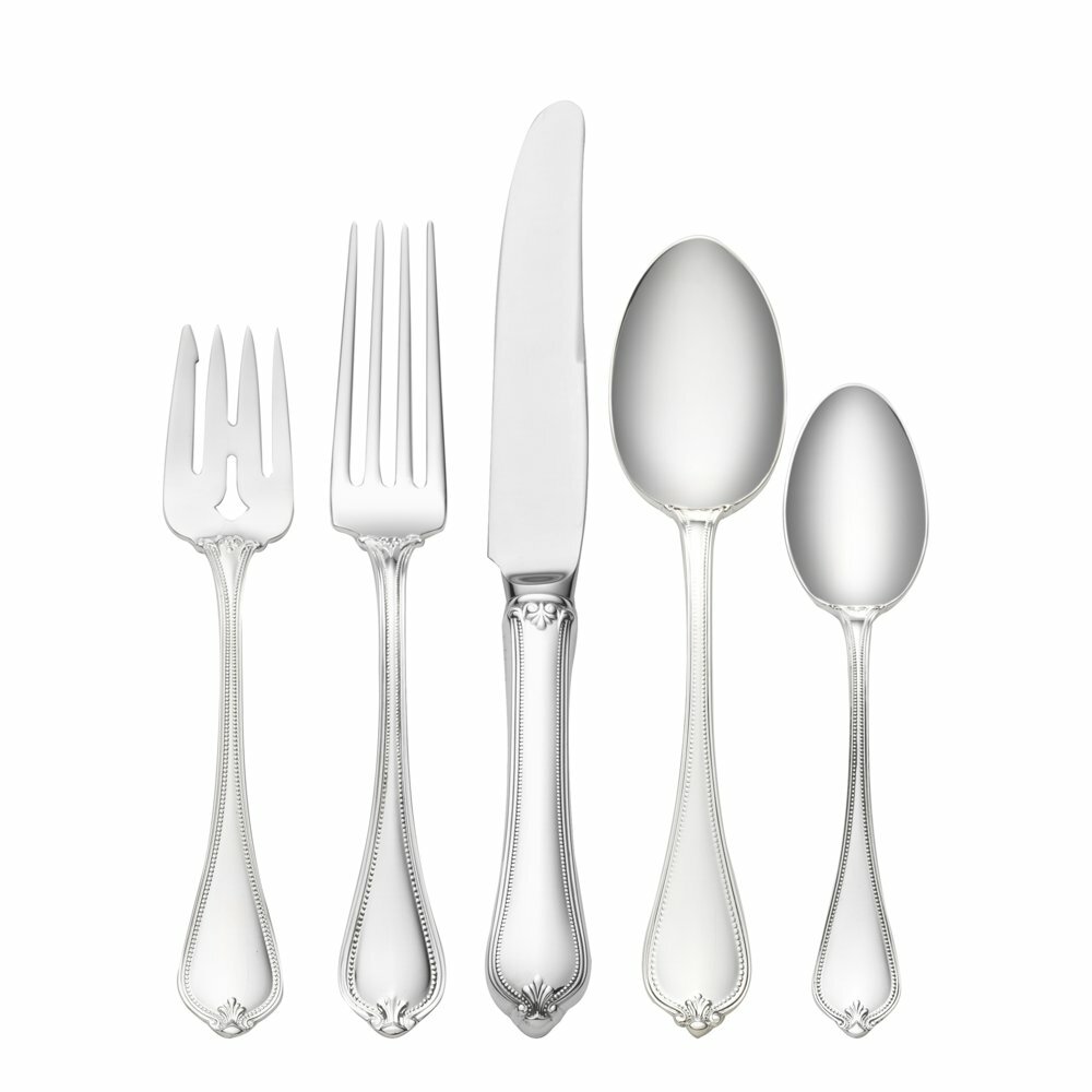 Towle Silversmiths Sterling Silver Old Newbury Piece Flatware Set